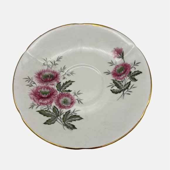 Vintage Taylor & Kent Elizabethan Fine Bone China Cup & Saucer England Floral - Picture 2 of 6